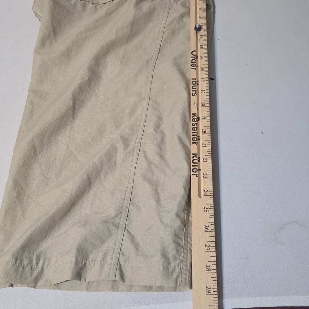 Columbia PFG Convertible Pants Mens XL Tan Fishing Cargo Zip Off Leg - Picture 6 of 10